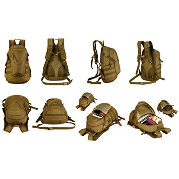 Huntvp Tactical Backpack 6 Huntvp Military MOLLE Backpack Rucksack Gear Tactical Assault Pack Student School Bag 20L for Hunting Camping Trekking Travel