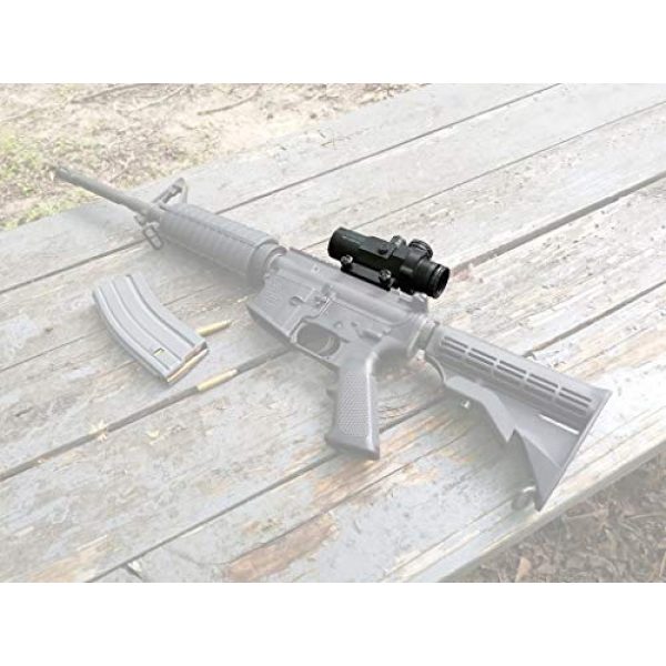 Vector Optics Rifle Scope 7 Vector Optics Calypos 3x32mm, 1/2 MOA, Red Illuminated BDC Reticel, Second Focal Plane (SFP) Compact Tactical Prism Riflescope