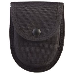 Uncle Mike's Tactical Pouch 1 Uncle Mike's Sentinel Molded Nylon Single Handcuff Case, Black