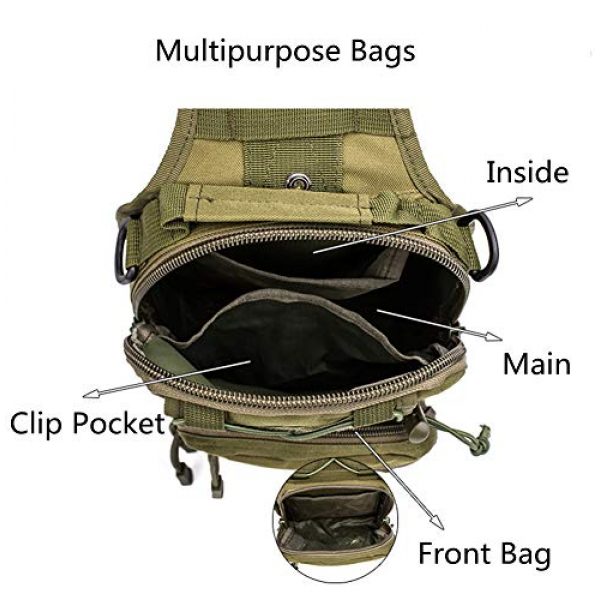 esbuy Tactical Backpack 4 Tactical Backpack Outdoor Shoulder Bag Satchel Sling Chest Packs Daypacks