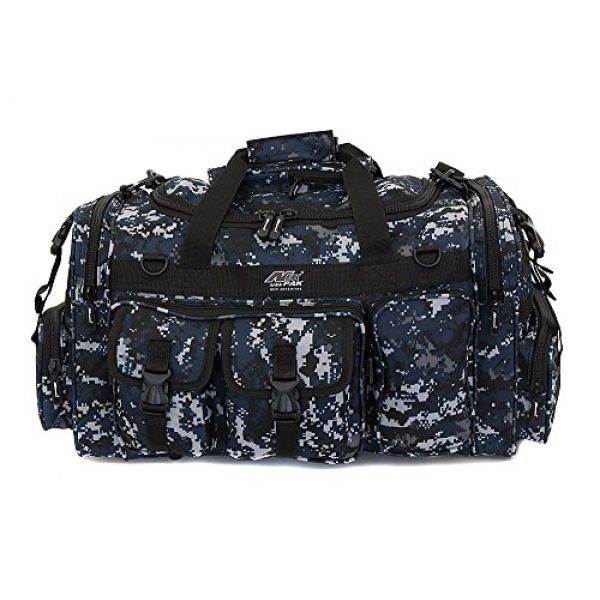 NPUSA Tactical Backpack 6 Mens 26 Inch Navy Digital Camo Tactical Bag with Key Ring Carabiner