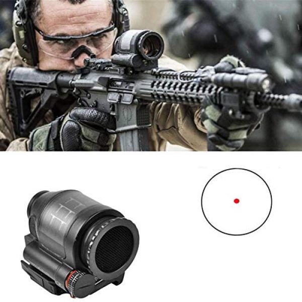 MUJING Rifle Scope 6 MUJING Solar Power Holographic Sight Red Dot Sight Scope Optic Sight Reflex Sight for Hunting Scopes