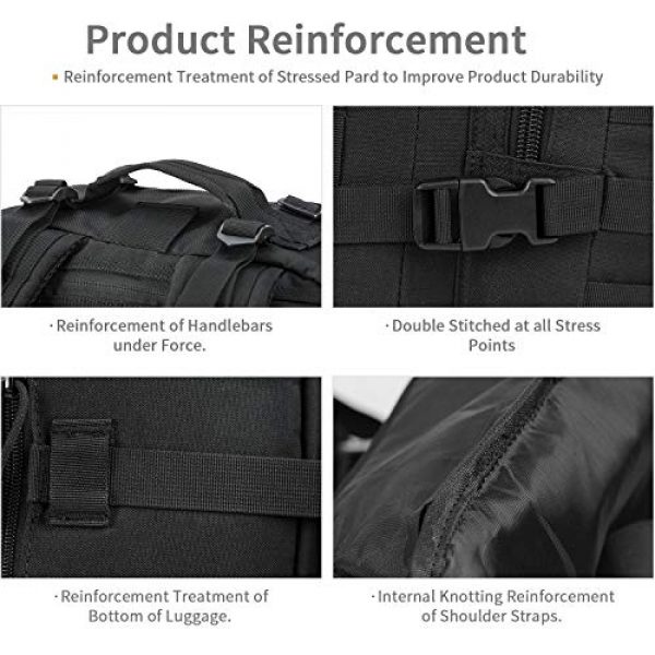 GZ XINXING Tactical Backpack 7 GZ XINXING 45L Large Military Tactical Backpack Army 3 Day Assault Pack Molle Bag Backpacks