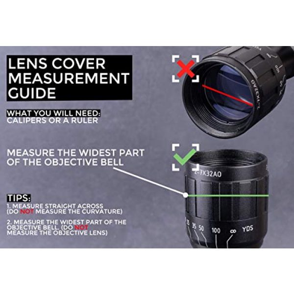 Monstrum Rifle Scope 7 Monstrum S330P 3X Prism Scope | Monstrum Flip Up Lens Cover Set | Bundle