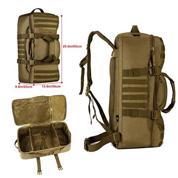 CREATOR Tactical Backpack 3 CREATOR 60L Tactical Backpack Molle Travel Luggage Bags Camping Daypack Duffle Bag