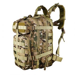 X&X Tactical Backpack 1 X&X Hiking Daypacks Hydration Pack Tactical Backpack Waterproof for Outdoor Travel Camping School (Bladder no Included)