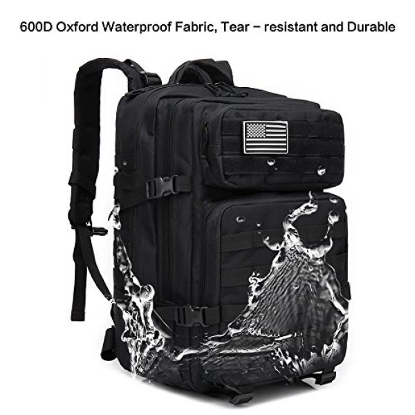 Brainzon Tactical Backpack 4 45L Military Tactical Backpack Large 3 Day Assault Pack Army Molle Bug Out Bag Backpacks Waterproof Rucksacks Daypack