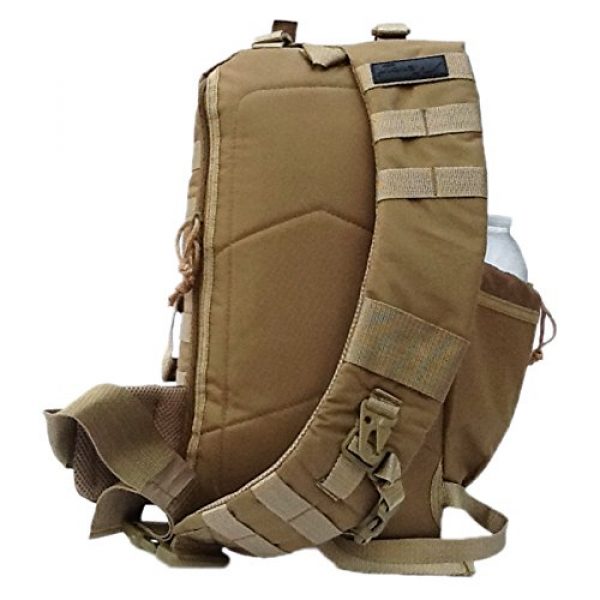 Nexpak Tactical Backpack 2 18" 1200cu. in. Tactical Sling Shoulder Hiking Backpack TL318 TAN