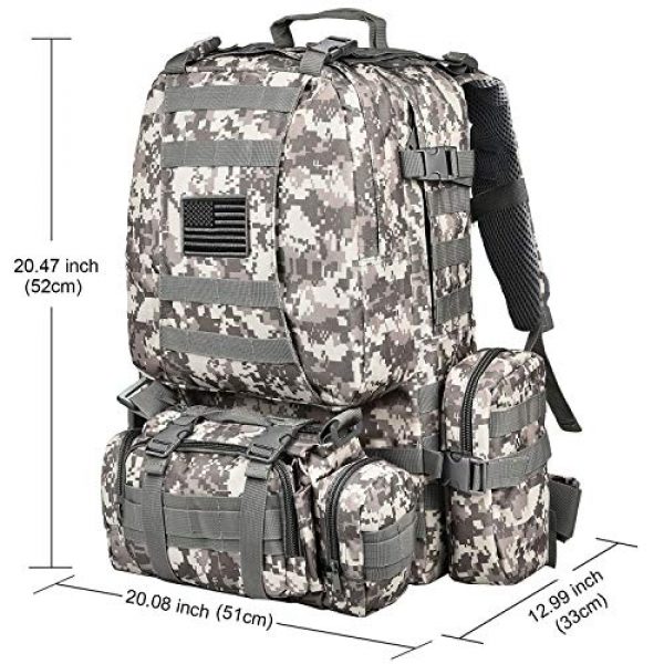 CVLIFE Tactical Backpack 2 CVLIFE Tactical Backpack Military Army Rucksack Assault Pack Built-up Molle Bag