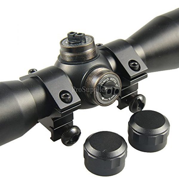 TACFUN Rifle Scope 3 TACFUN Tactical Rangefingder Reticle Compact Scope/w Rings