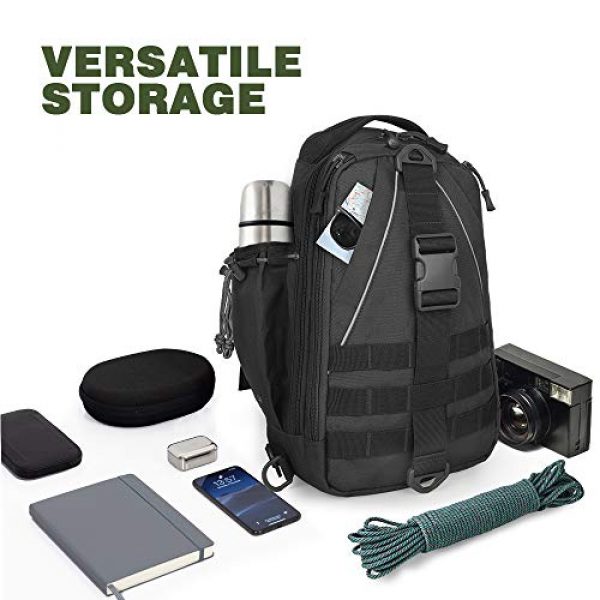 EUTOPETIAN Tactical Backpack 5 EUTOPETIAN Tactical-Backpack for Survival Military-Assault Pack Molle-Rucksack Bag Gear for Outdoor Hiking Camping