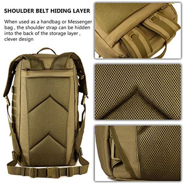 Protector Plus Tactical Backpack 5 Protector Plus Tactical Travel Backpack 60L Military MOLLE Duffel Bag Luggage Suitcase Hiking Camping Outdoor Rucksack (Rain Cover & Patch Included)