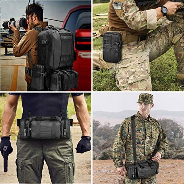 CVLIFE Tactical Backpack 7 CVLIFE Military Tactical Backpack Army Assault Pack Built-up Molle Bag Rucksack