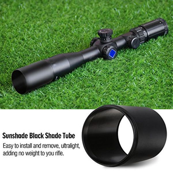 Stronerliou Rifle Scope 2 Stronerliou Advanced Optic Rifle Sunshade Black Shade Tube for Standard Rifle Scope