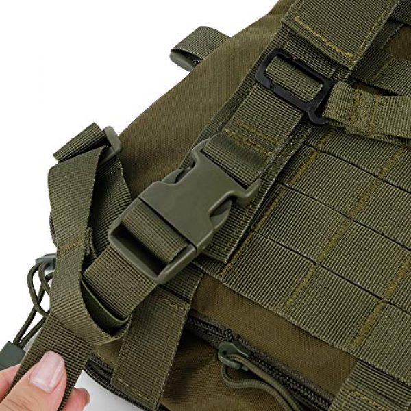 Huenco Tactical Backpack 7 Huenco Tactical MOLLE Military Day Pack Variable Capacity Assault Backpack for Adventure Traveling School