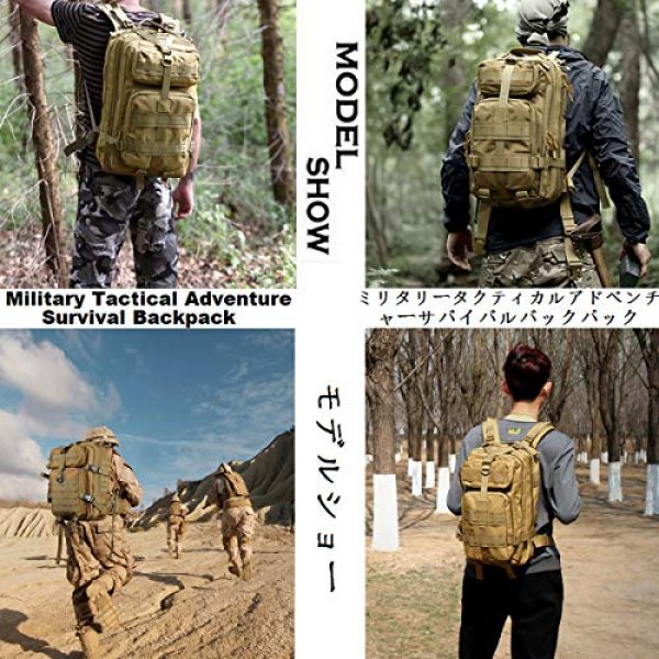 ATBP Tactical Backpack 7 ATBP Tactical Rucksack Backpack Military Hunting Hiking Daypack Large Army Molle Backpack