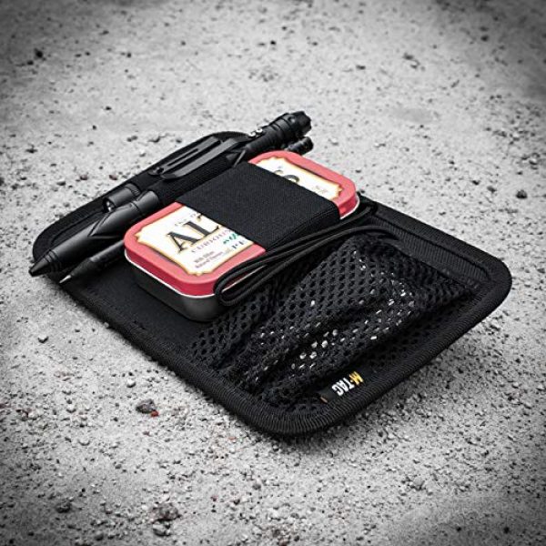 M-Tac Tactical Pouch 3 M-Tac Tactical Bag Insert Modular Organizer Utility Admin Pouch Hook Fasteners - Key Holder