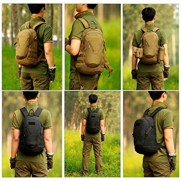 Huntvp Tactical Backpack 7 Huntvp Military MOLLE Backpack Rucksack Gear Tactical Assault Pack Student School Bag 20L for Hunting Camping Trekking Travel