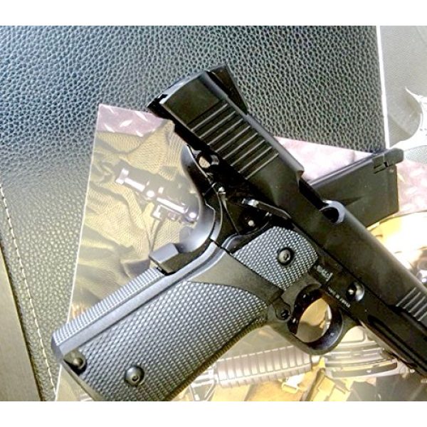 KJW Airsoft Pistol 5 gbb-614 - KJW full metal semi auto gas blowback pistol with free target trip tent and safety shooting glasses(Airsoft Gun)