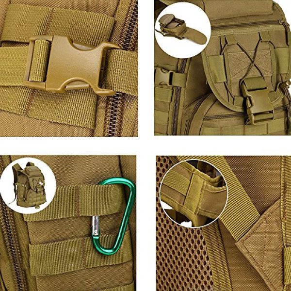 Pisfun Tactical Backpack 5 Pisfun Tactical Backpack 40L Camping Bags Waterproof Molle System Backpack Military 3P Tad Assault Travel Bag for Men Cordura