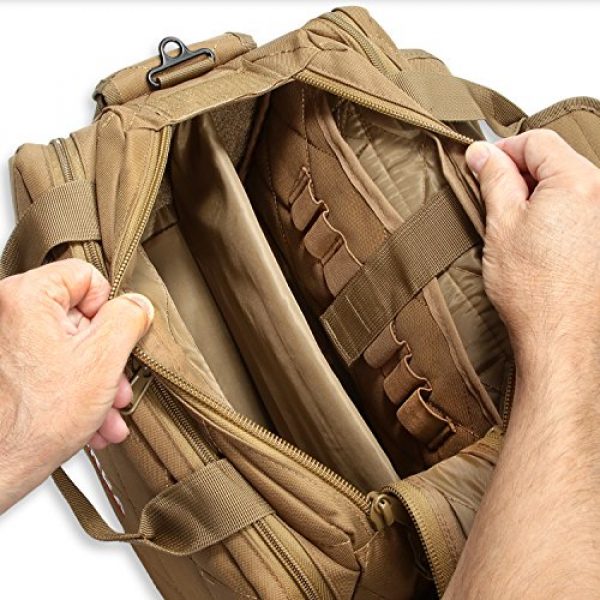 Orca Tactical Tactical Backpack 3 Orca Tactical Gun Range Bag for Handguns, Pistols and Ammo - Duffle Carriers and Protects 3+ Firearms Safely - Transport Shooting Range Equipment - Designed for 2020