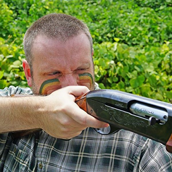 CAMO-UP! Tactical Facepaint 4 CAMO-UP! Military Hunting Camouflage Face Paint, Dark Green/Light Green/Brown