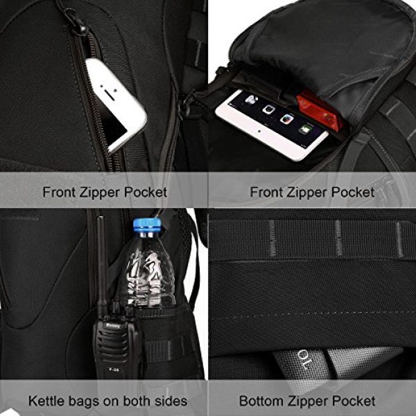 ArcEnCiel Tactical Backpack 6 ArcEnCiel Motorcycle Backpack Tactical Military Bag Army Assault Pack with Patch