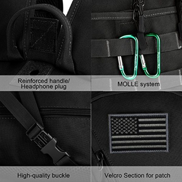 ArcEnCiel Tactical Backpack 7 ArcEnCiel Motorcycle Backpack Tactical Military Bag Army Assault Pack with Patch