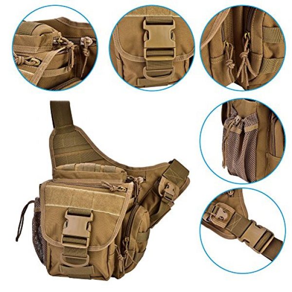 Vbestlife Tactical Backpack 3 2Colors Durable Men Military Chest Shoulder Bag Pack Military Sling Bag Chest