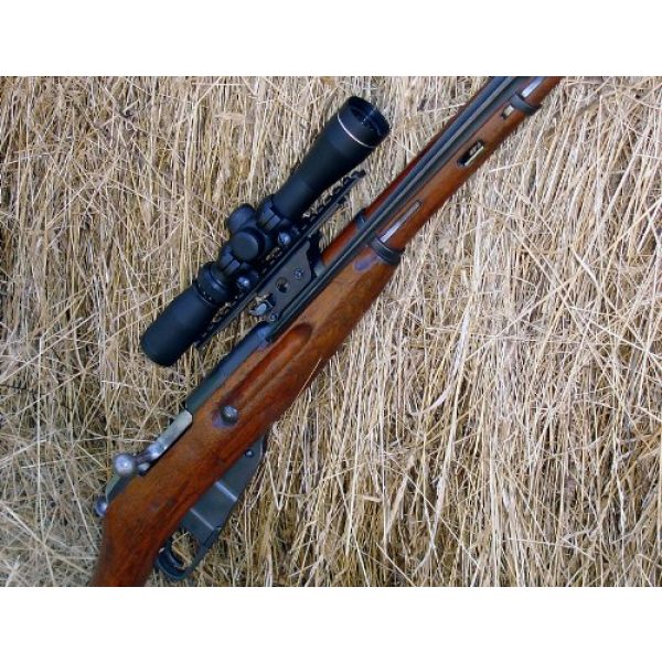 Brass Stacker Rifle Scope Mount 3 Brass Stacker MN384453SSM Scout Scope Mount for Mosin Nagant M38 and T53 Rifles, Black