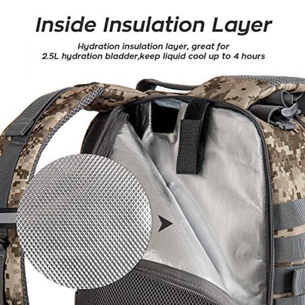 Gelindo Tactical Backpack 4 Gelindo Military Tactical Backpack, Army Molle Bag for Hunting, Camping,Hiking 35L