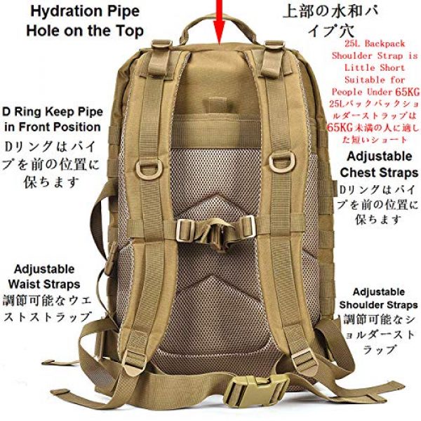 ATBP Tactical Backpack 2 ATBP Tactical Rucksack Backpack Military Hunting Hiking Daypack Large Army Molle Backpack
