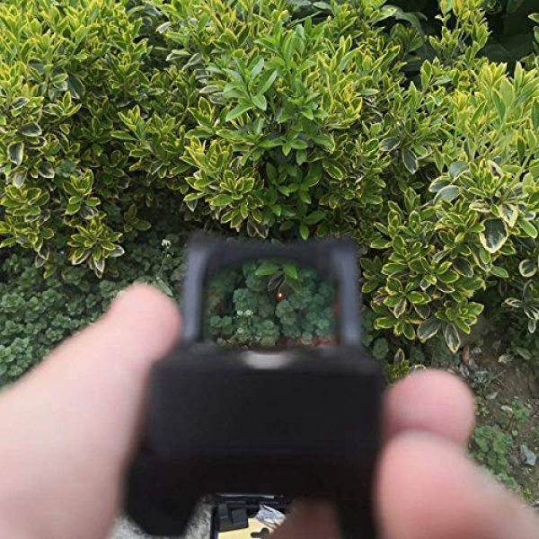 TTHU Rifle Scope 7 TTHU Red Dot Sight Scope Optical Micro Reflex Sight Rifle Scope Fit 20Mm Weaver Rail for Hunting Scopes
