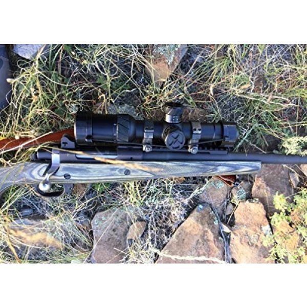 PRG Defense Rifle Scope 6 PRG Defense 4501X822PRGPR1 Model 1-8X22RS Professional Riflescopes, 1x~8X Magnification, 24mm Objective Lens Diameter, 36mm Ocular Lens Diameter, 91-88mm Eye Relief, 8-3mm Exit Pupil