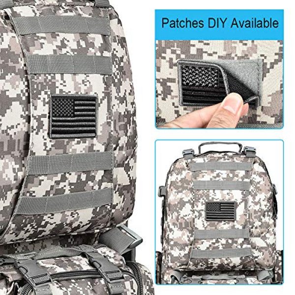 CVLIFE Tactical Backpack 4 CVLIFE Tactical Backpack Military Army Rucksack Assault Pack Built-up Molle Bag