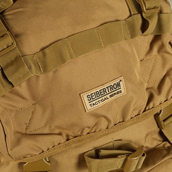Seibertron Tactical Backpack 5 Seibertron 65L Internal-frame Waterproof Backpack Rain Cover Included