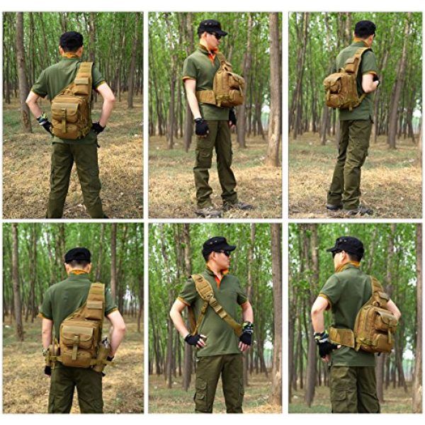 Huntvp Tactical Backpack 6 Huntvp Tactical Military Sling Pack Chest Daypack Molle Backpack Shoulder Bag