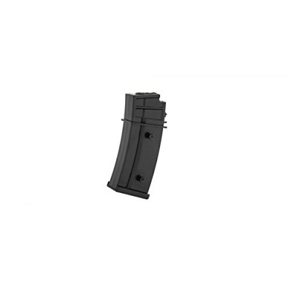 DBoys Airsoft Gun Magazine 1 DBoys Air Soft Airsoft Gameplay BB Airsoft Magazine 470rd Hi-Cap AEG w/Wind Up Wheel Design - Black Airsoft Use