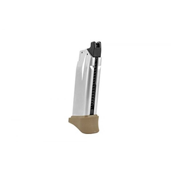 WE Airsoft Gun Magazine 2 WE Air Soft Airsoft Gameplay BB Airsoft Magazine Tech 18rd 3.8 X-Tactical Gas Blowback GBB - TAN Airsoft Use