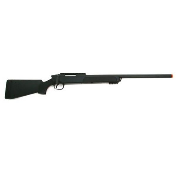 Double Eagle Airsoft Rifle 2 Double Eagle m50p Bolt Action Spring Airsoft M50 Sniper Rifle FPS 450 Airsoft Gun, Black