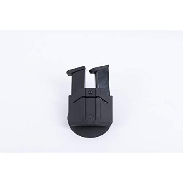 Orpaz Tactical Pouch 1 Orpaz Professional Magazine Holster for Two Double Stack 9mm Polymer Magazines Made in Israel