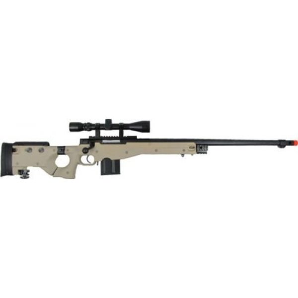 Prima USA Airsoft Rifle 2 well l96 heavy single bolt action spring airsoft sniper rifle with scope tan(Airsoft Gun)