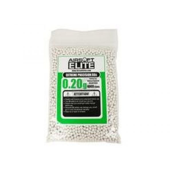 Airsoft Airsoft BB 1 Airsoft Biodegradable 0.2g BB 4000 Bag Elite 6mm