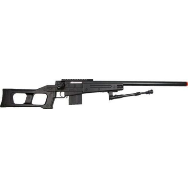 Prima USA Airsoft Rifle 2 well mb4408b bolt action spring airsoft sniper rifle with bipod 390 fps(Airsoft Gun)