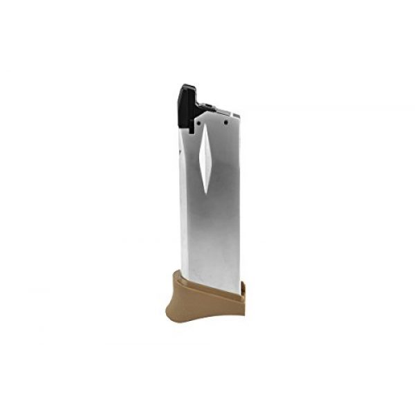WE Airsoft Gun Magazine 1 WE Air Soft Airsoft Gameplay BB Airsoft Magazine Tech 18rd 3.8 X-Tactical Gas Blowback GBB - TAN Airsoft Use