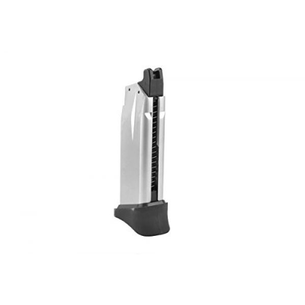 WE Airsoft Gun Magazine 2 WE Air Soft Airsoft Gameplay BB Airsoft Magazine Tech 18rd 3.8 X-Tactical Gas Blowback GBB - Black Airsoft Use