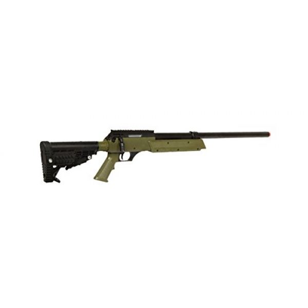 Well Airsoft Rifle 4 Well Spec-Ops APS SR-2 Spring Powered Airsoft Sniper Rifle Gun FPS 500 (Green)
