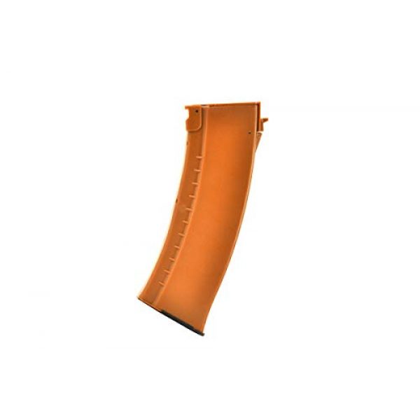 LCT Airsoft Airsoft Gun Magazine 1 LCT Airsoft AK-74 10 Pack 450rd High-Capacity BB Magazines w/ Shelf - ORANGE