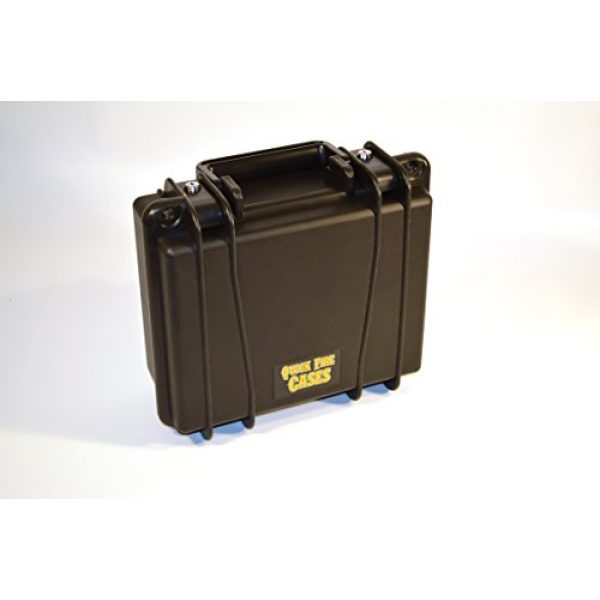 Quick Fire Cases Pistol Case 4 Quick Fire Cases QF300G4L Pistol Case, Black, Small