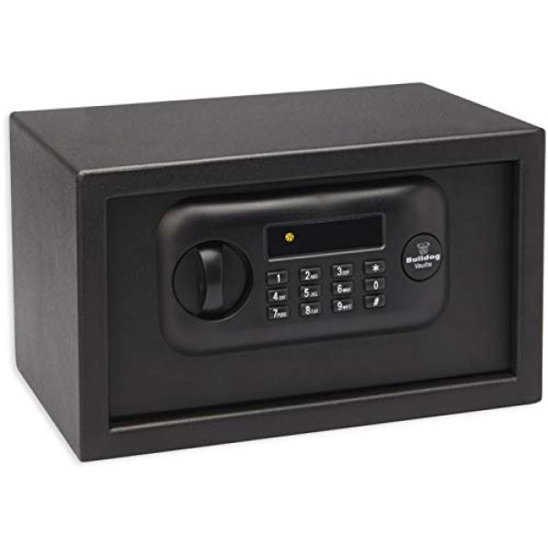 Bulldog Cases Pistol Case 1 Bulldog Cases BD1050 Standard Digital Pistol Vault 12" x 8" x 7",Black